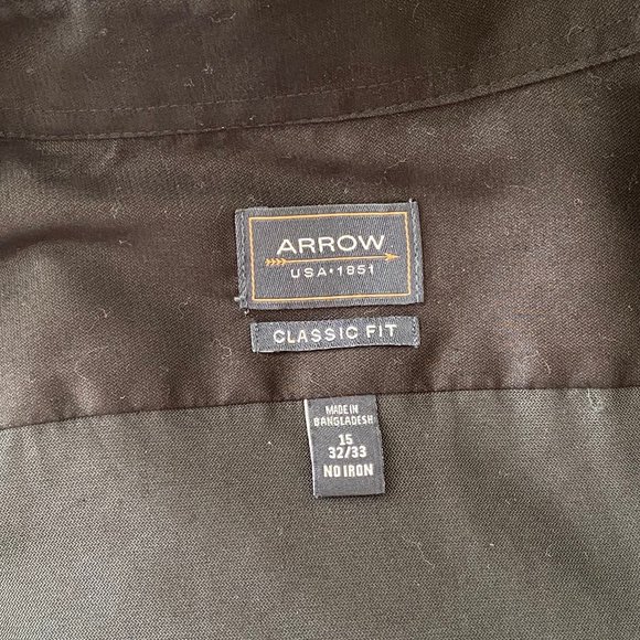 Black Button Up Dress Shirt - Picture 5 of 5